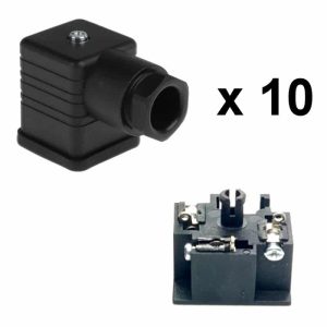Pack 10 Prises bobine electro-distributeur DIN43650 Hirschmann