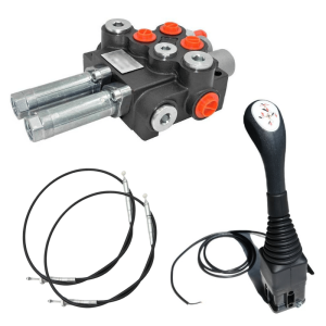 Kit hydraulique chargeur 1 DE et 1 SE 80 litres avec Joystick