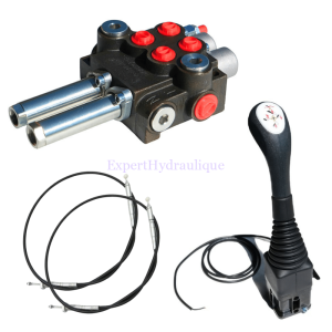 Kit chargeur hydraulique deux double effet 80 litres
