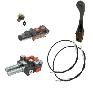 Kit 3 fonctions 1 SE et 2 DE 40l pour chargeur avec Joystick