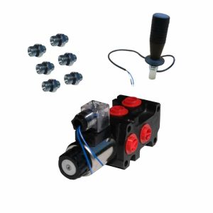 Kit sélecteur et joystick une fonction avec 6 raccords M18x150